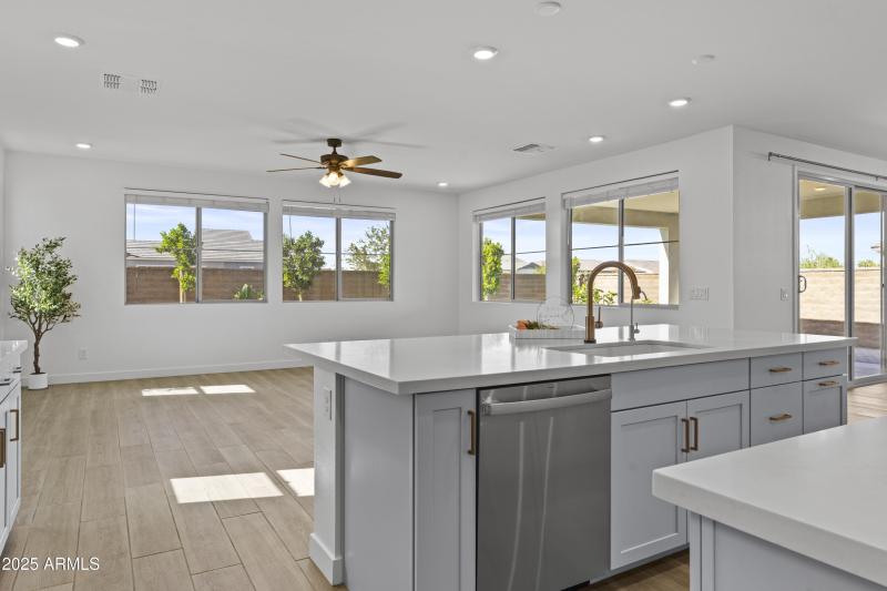 Open Kitchen and Living Connection