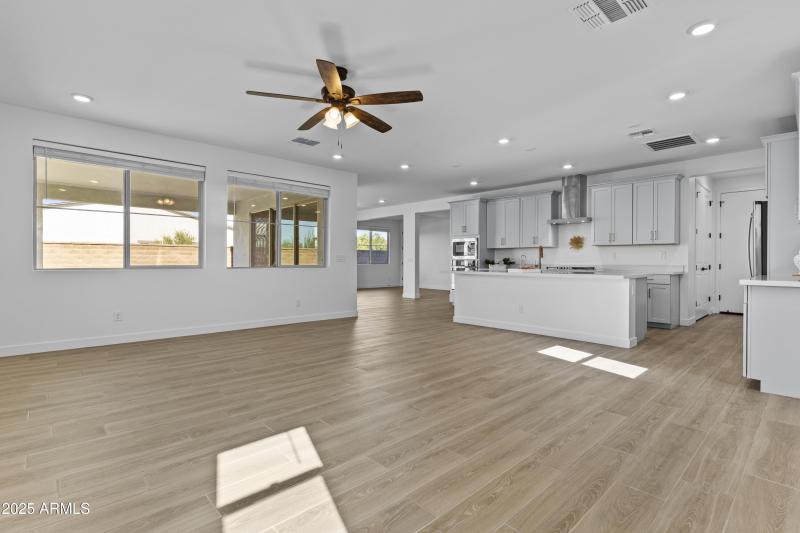 Spacious Great Room & Kitchen