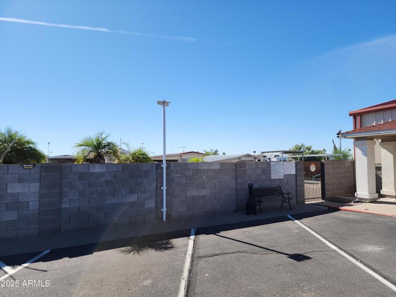 6. Pool Area gated and high wallls for p