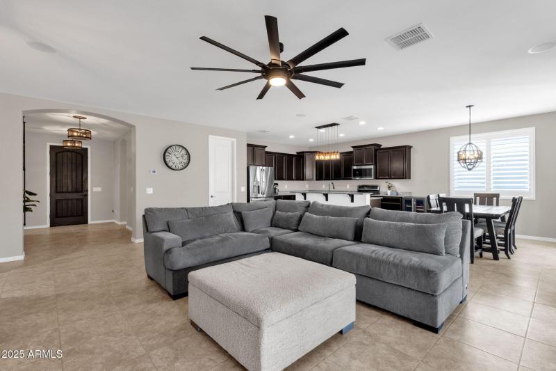 View from living room