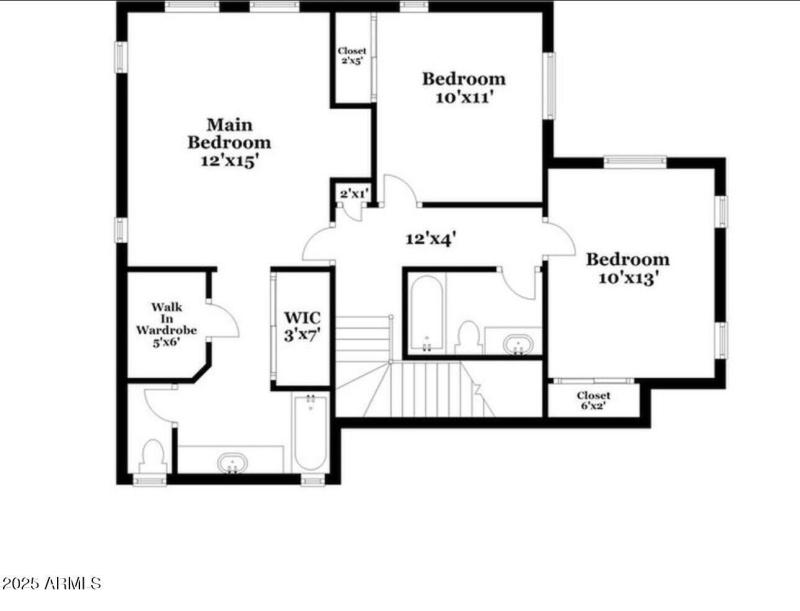 Upstairs Floorplan