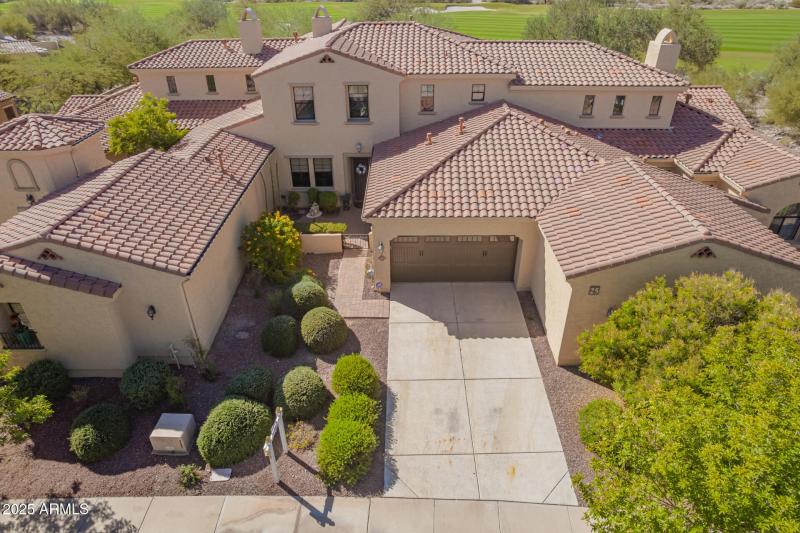 AERIAL FRONT OF HOME