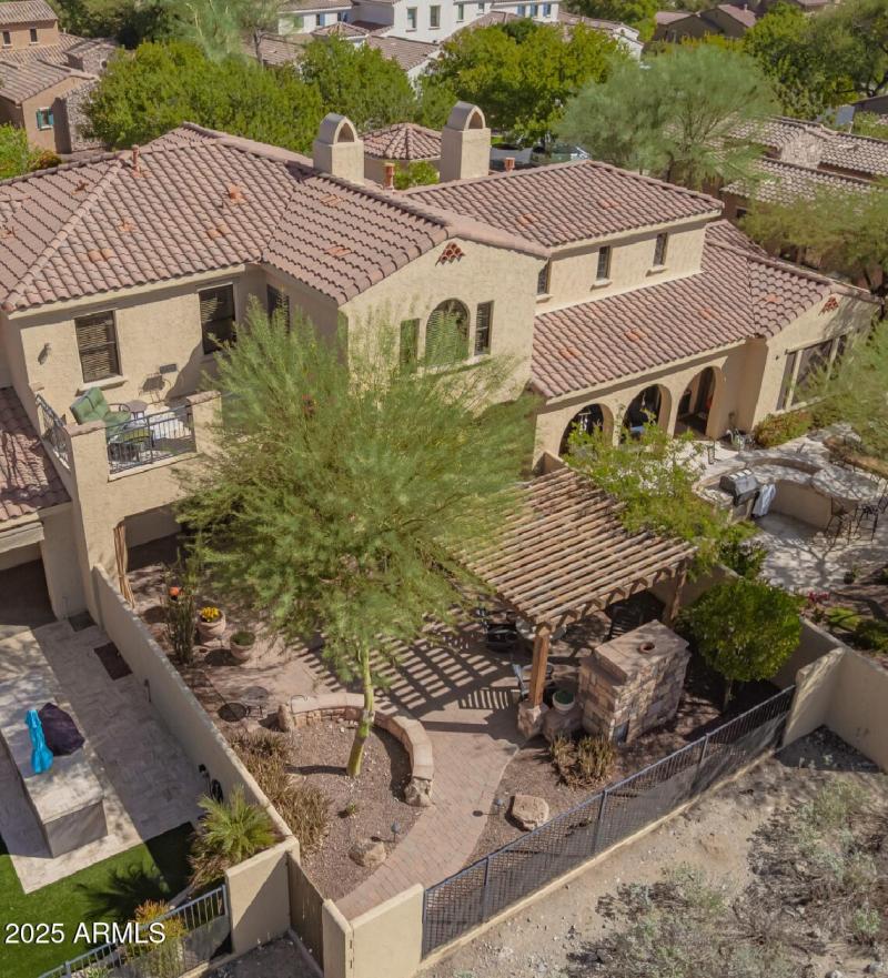 BACKYARD OF THE VILLA