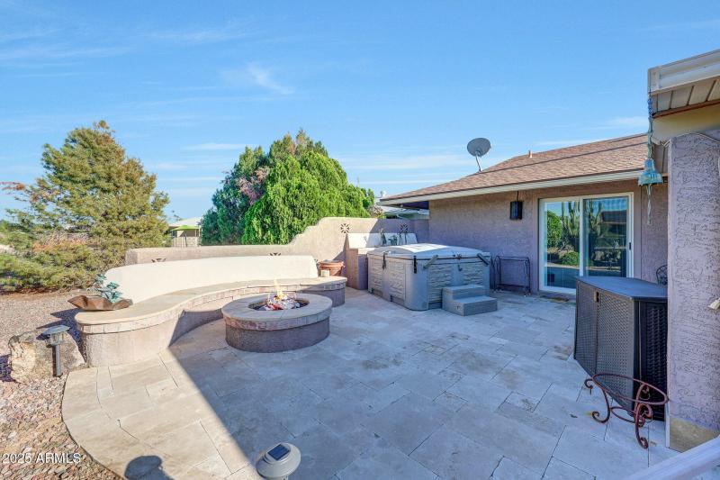 Hot Tub With Fire Pit