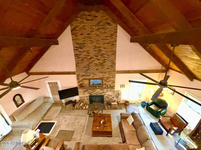 The Great room from above