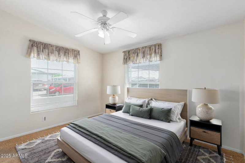 VIRTUALLY STAGED GUEST BEDROOM