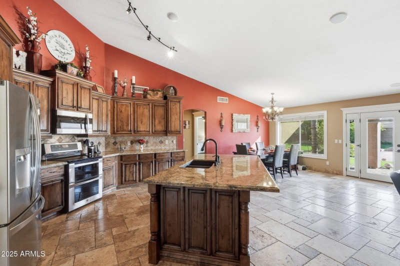 Kitchen view to Dining