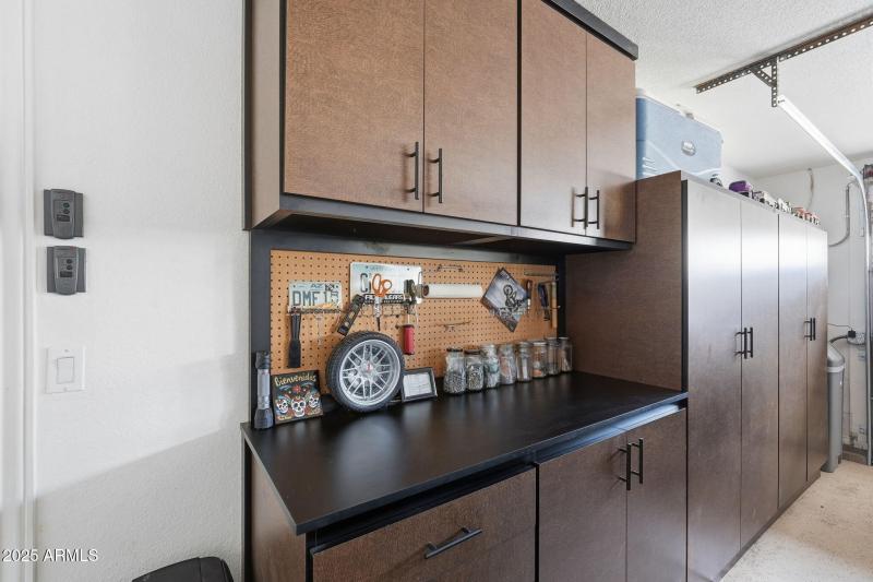 Newer Garage Cabinets and Epoxy flooring
