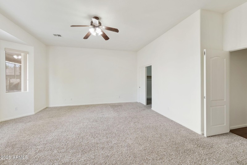 Spacious owner suite