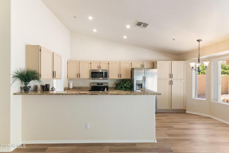 View of Kitchen from Family Room