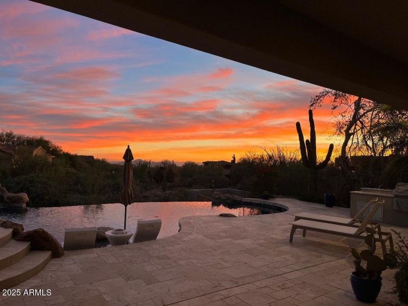 Adobe Patio sunset 2
