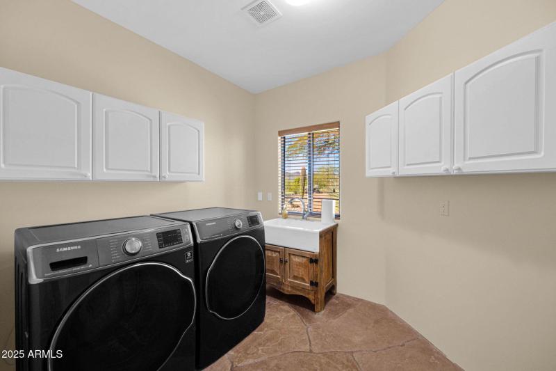 Laundry Room With Washer & Dryer, Sink
