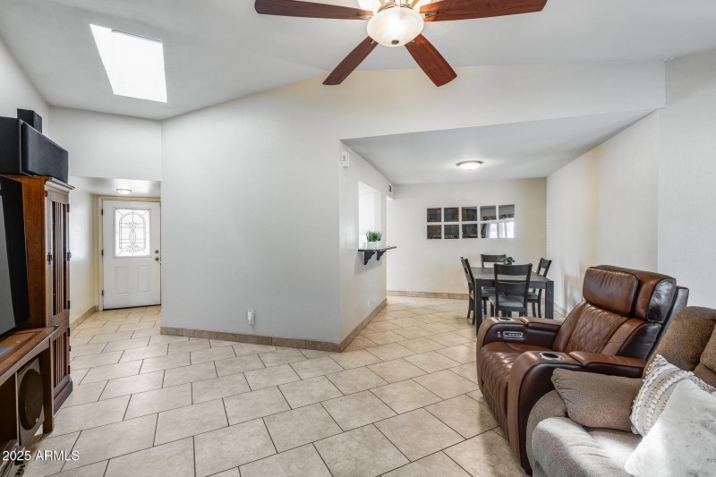 Great room to dining area