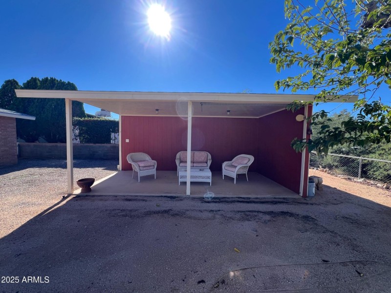 Patio off of workshop