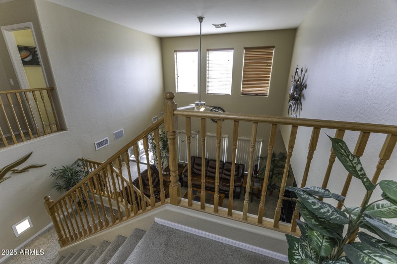 Staircase Over Living Room