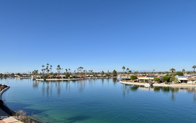 Stunning lake view from North balcony
