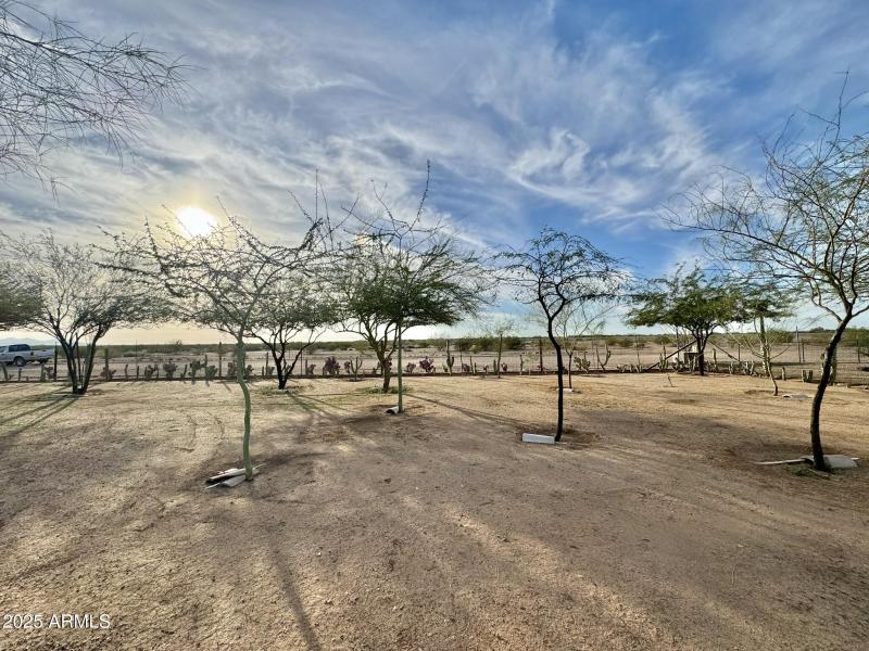 View to west of home