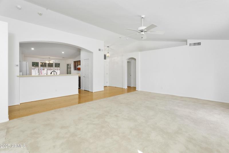 GREAT ROOM WITH VAULTED CEILINGS