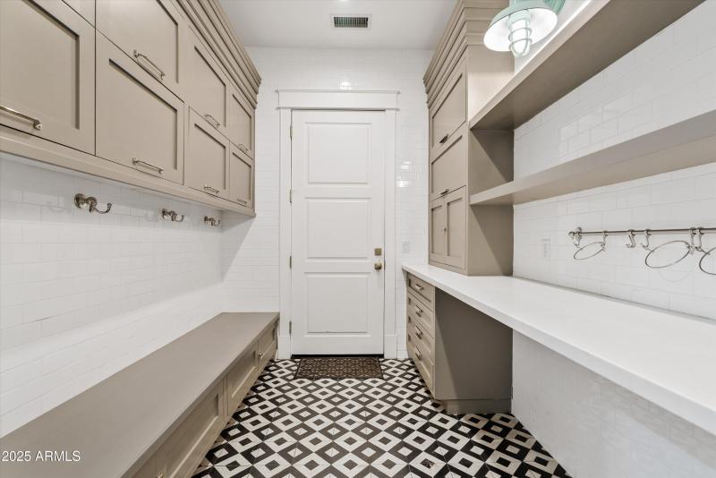 Garage Entry Drop Zone