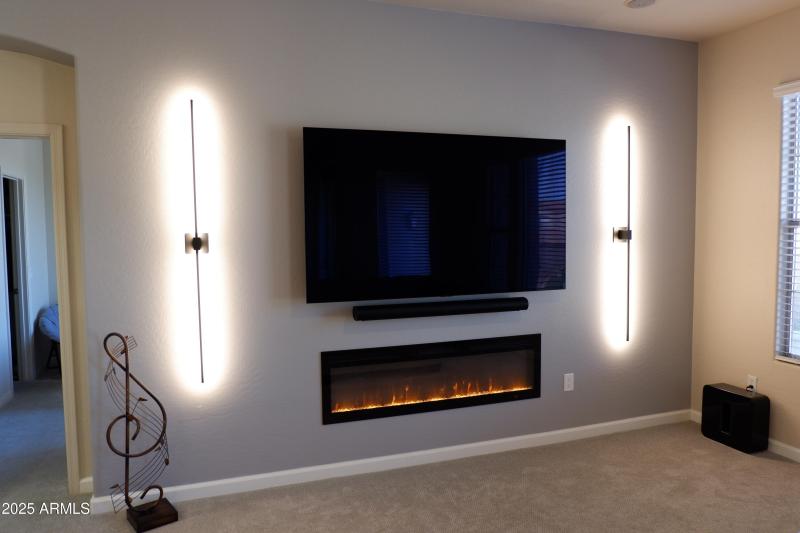 Living room media wall