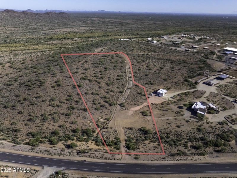 Entire property lined