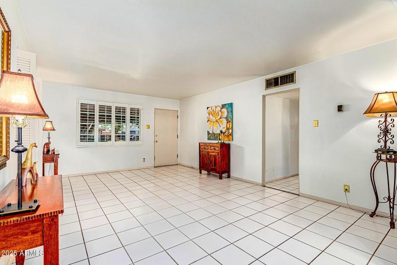 Living Room Plantation Shutters