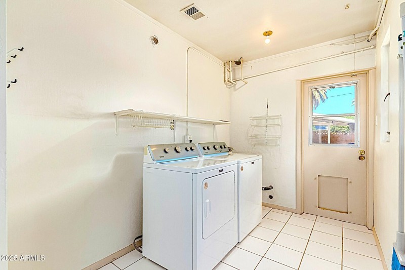 Laundry Room with Separate Exit