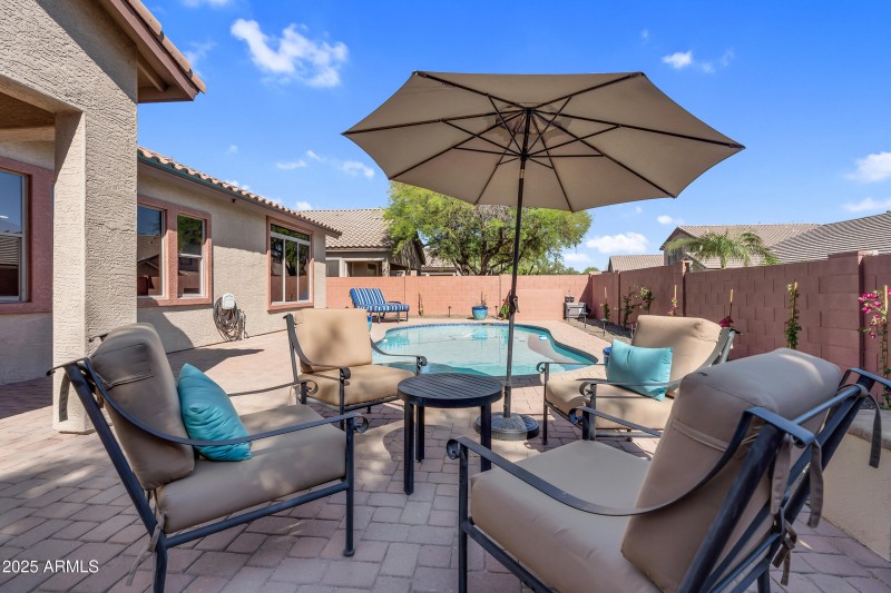 Backyard Seating Area