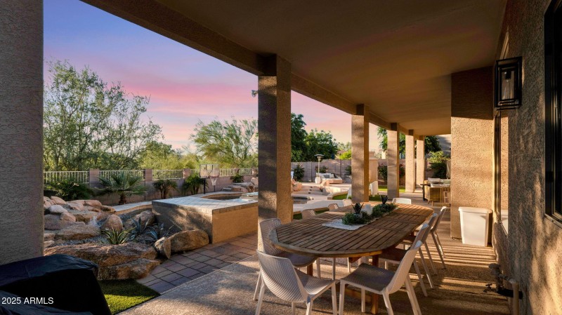 Ample Space for Outdoor Dining