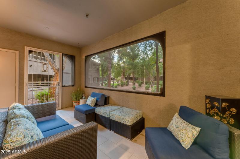 Screened Patio with Security Door