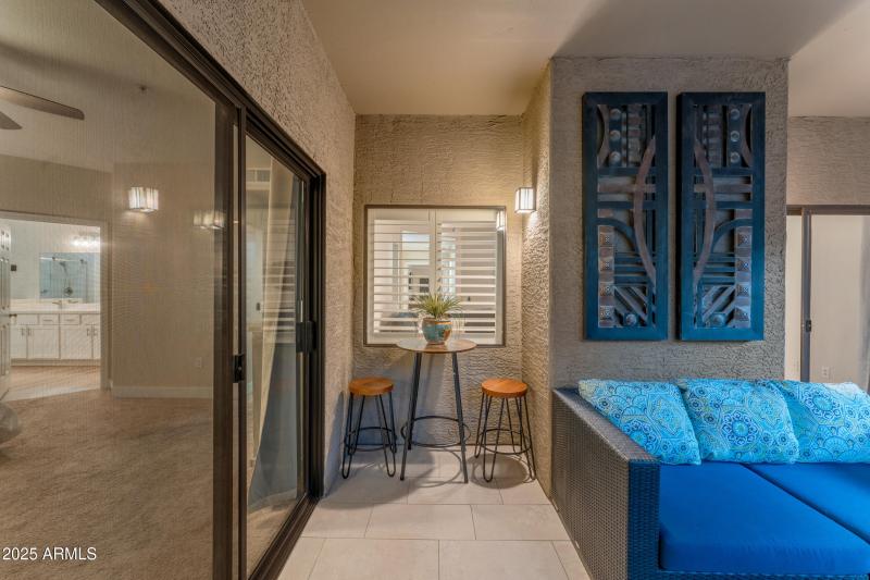 Screened Patio with Alcove Seating