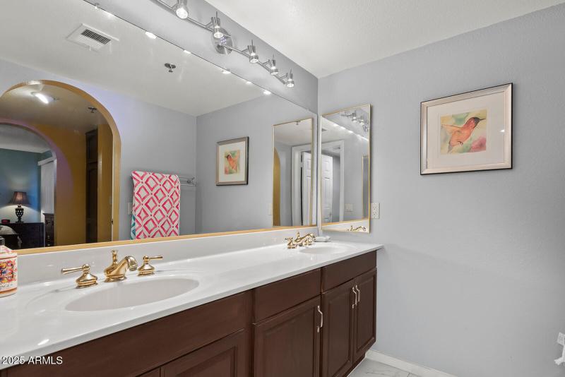 Primary Vanity double sinks