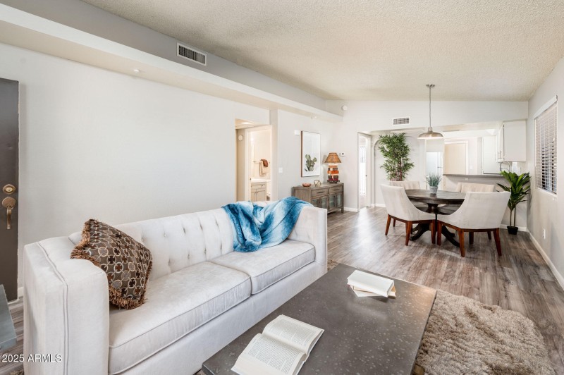 Dining in Living Room