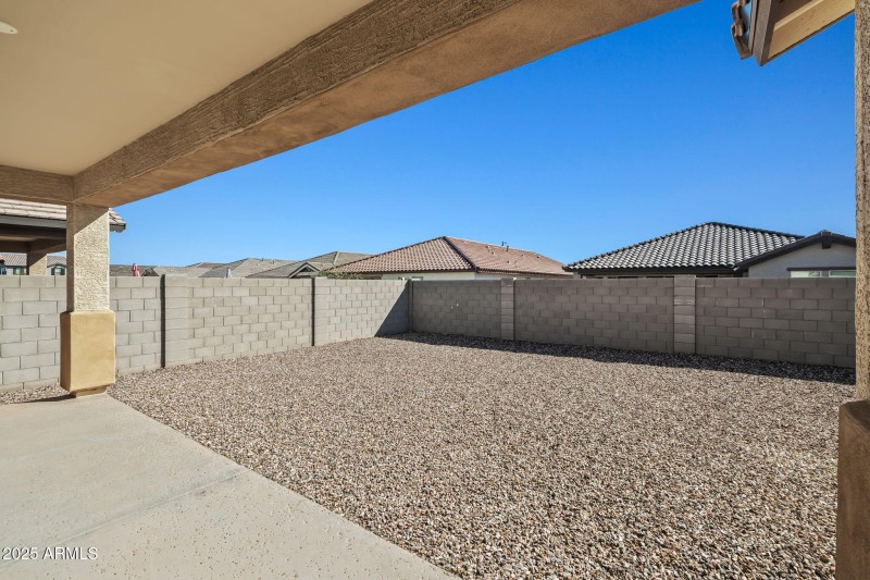 Back Yard and Covered Patio
