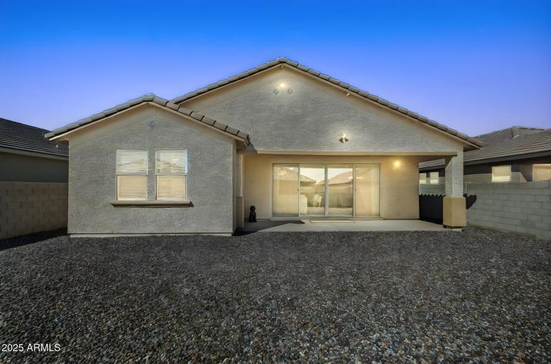 Back Yard and Covered Patio