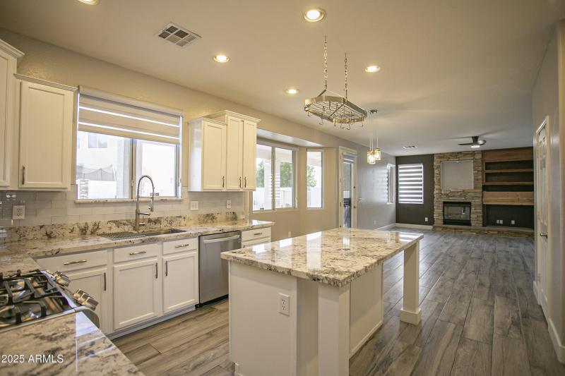 Kitchen to Family Room