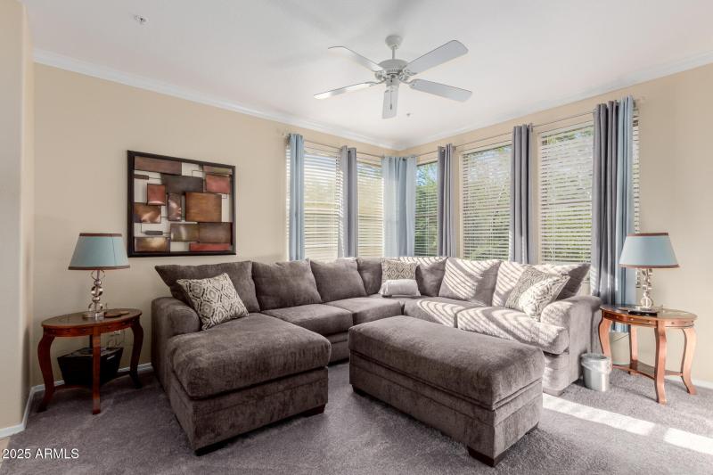 Great Room with Brand New Sectional