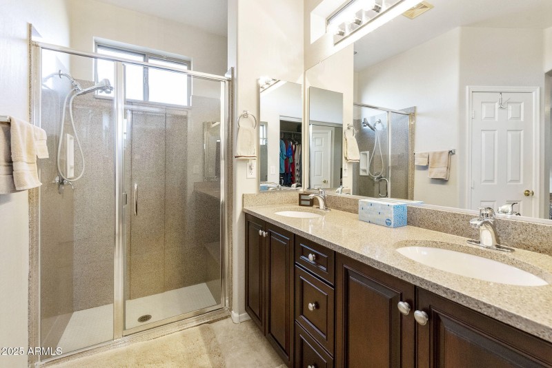 Primary Bath & walk-in shower