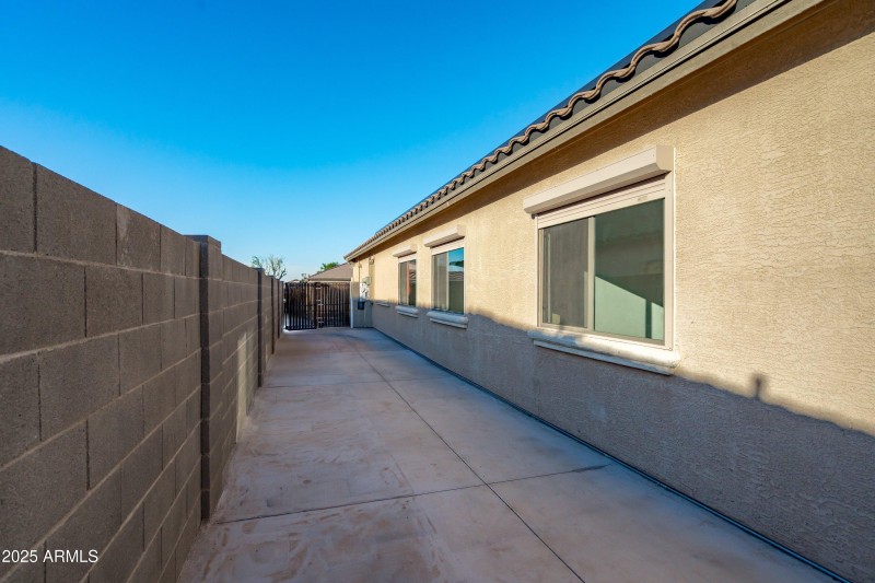 Gated Small RV Parking Side