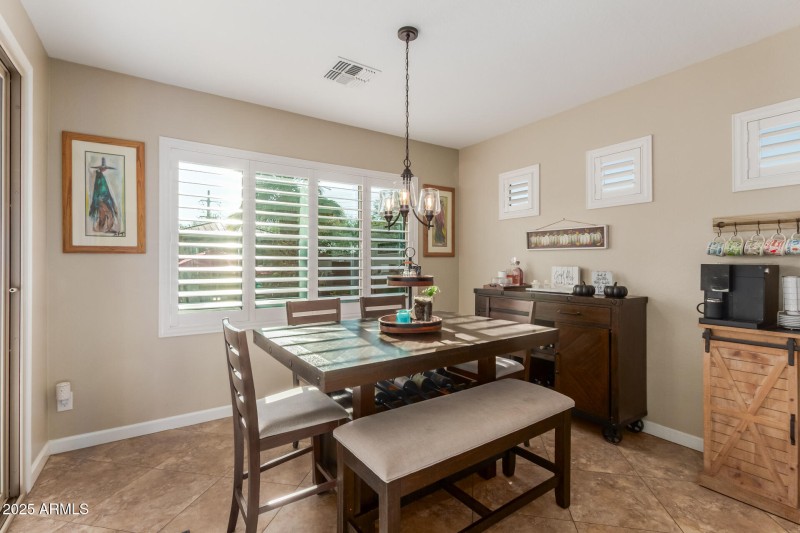 Dining Area – Open adjacent to Kitchen