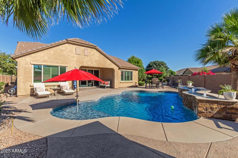 Heated Cooled Pebble Pool