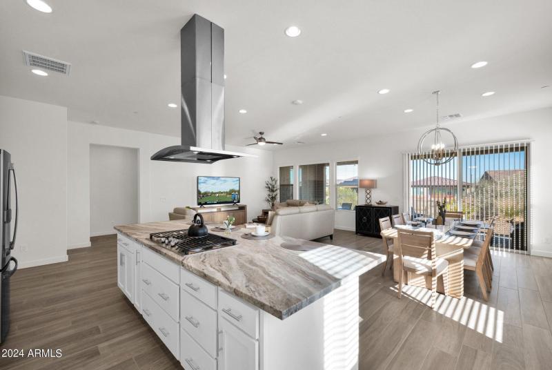 Leathered Marble Counters