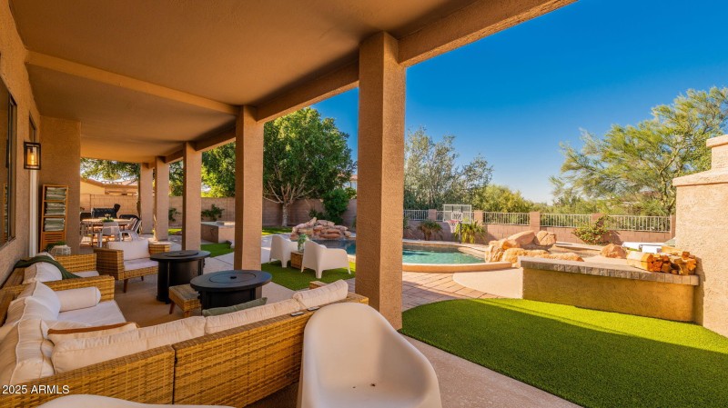 Fully Covered Patio - Length of Home
