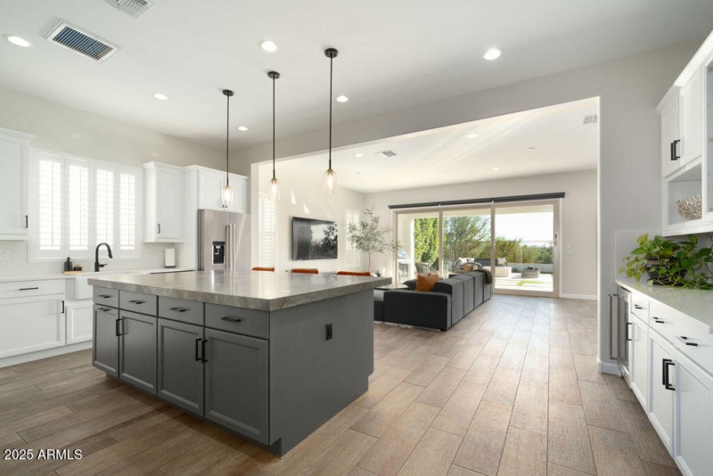 Kitchen Island to Great Room