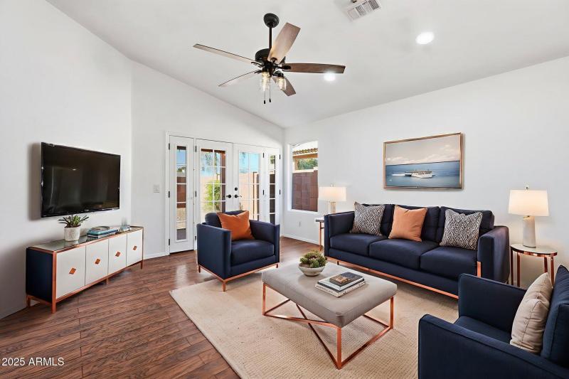 Living Room Virtually Staged