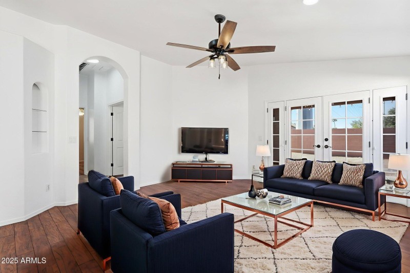 Living Room Virtually Staged