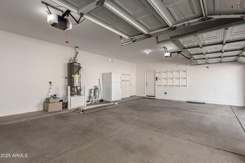 3 car garage extra fridge and extra wide