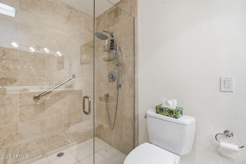 Second bathroom shower updated