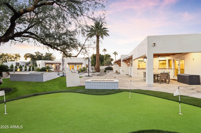 Putting Green + Outdoor Kitchen