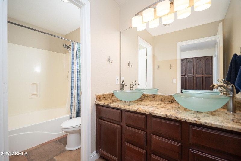 Bathroom 2 - granite counters